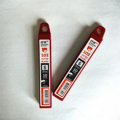 खरीदें 9 मिमी स्नैप ऑफ ब्लेड चाकू कोण S102 SK2 उच्च कार्बन स्टील 60 डिग्री ऑनलाइन निर्माण