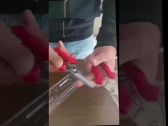 ऑरेंज हैंडल हार्डवेयर कैंची कठोरता HRC 58-60 और जंग प्रतिरोधी SK5 स्टील ब्लेड के साथ